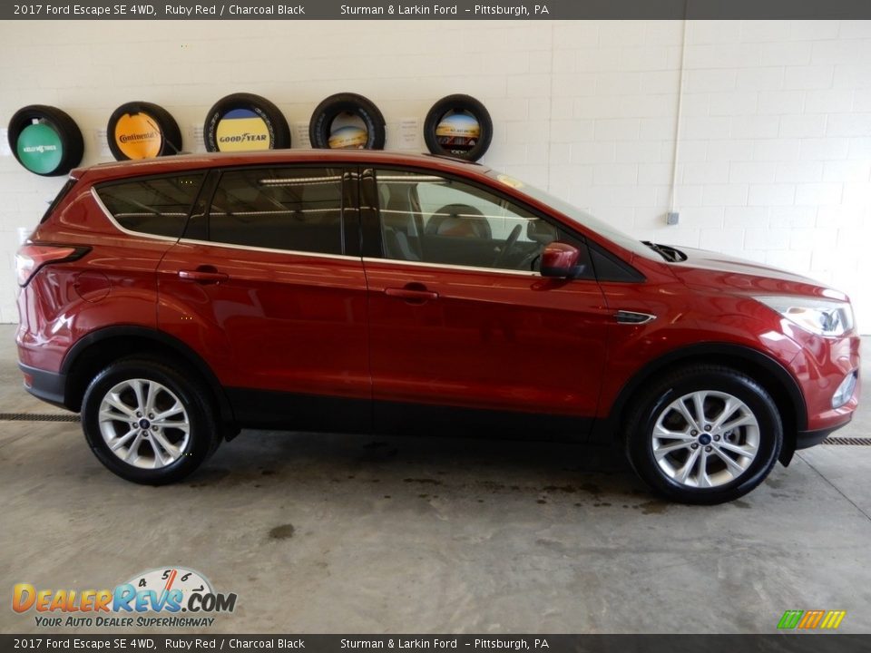 2017 Ford Escape SE 4WD Ruby Red / Charcoal Black Photo #3