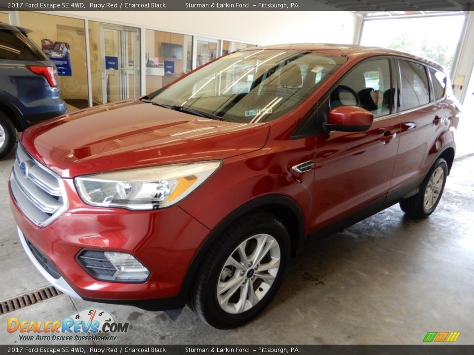 2017 Ford Escape SE 4WD Ruby Red / Charcoal Black Photo #10