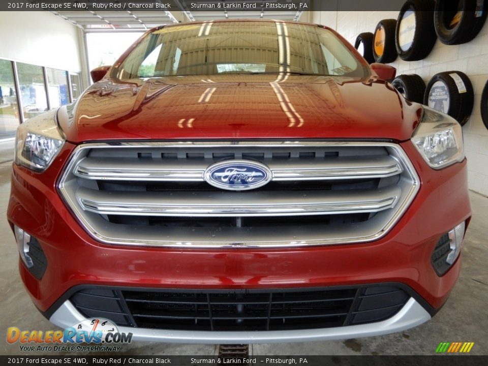 2017 Ford Escape SE 4WD Ruby Red / Charcoal Black Photo #11