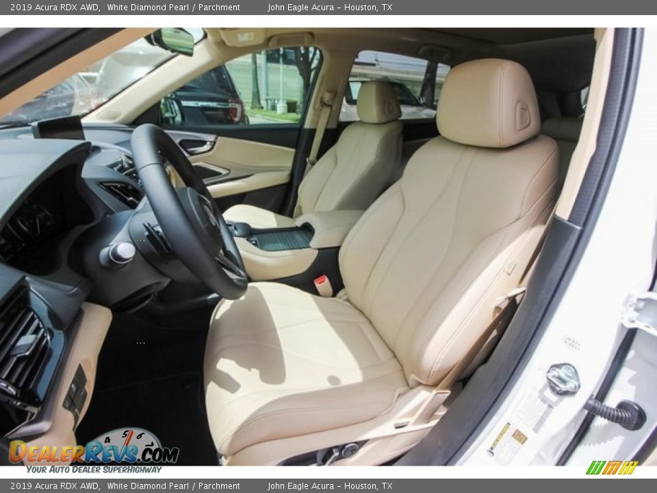 2019 Acura RDX AWD White Diamond Pearl / Parchment Photo #16