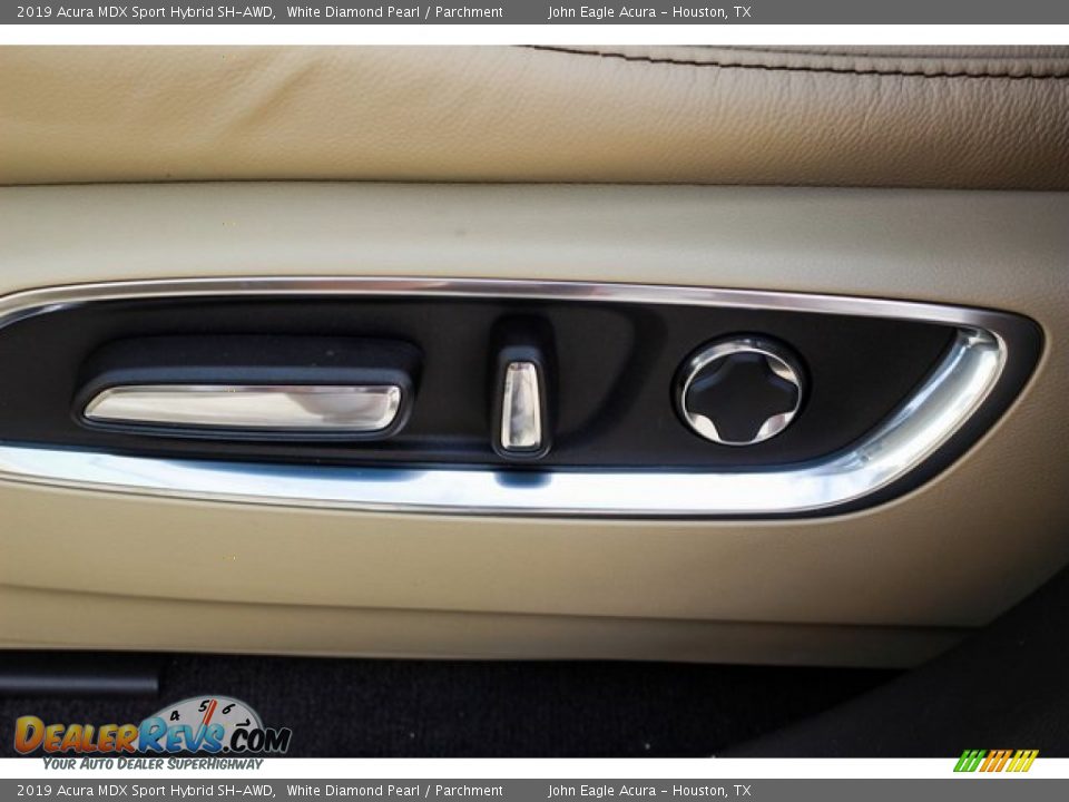 2019 Acura MDX Sport Hybrid SH-AWD White Diamond Pearl / Parchment Photo #13