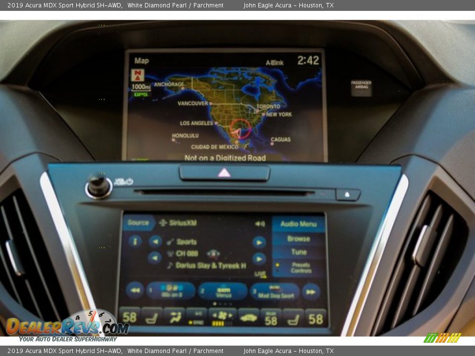 2019 Acura MDX Sport Hybrid SH-AWD White Diamond Pearl / Parchment Photo #28
