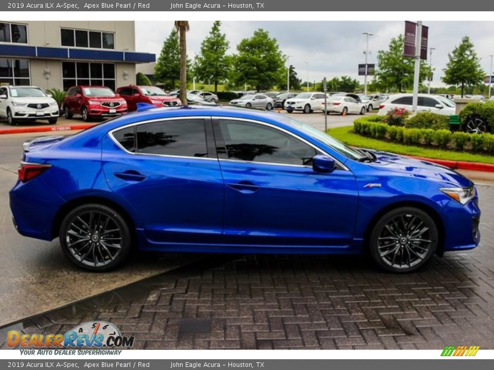 Apex Blue Pearl 2019 Acura ILX A-Spec Photo #8