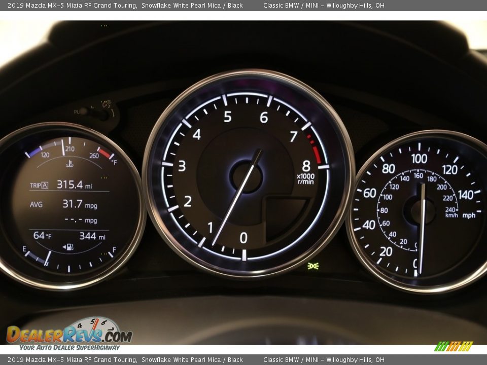 2019 Mazda MX-5 Miata RF Grand Touring Gauges Photo #9