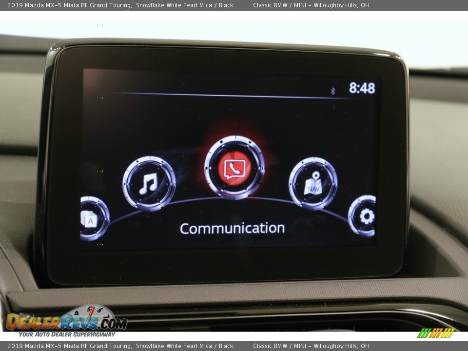 2019 Mazda MX-5 Miata RF Grand Touring Snowflake White Pearl Mica / Black Photo #11