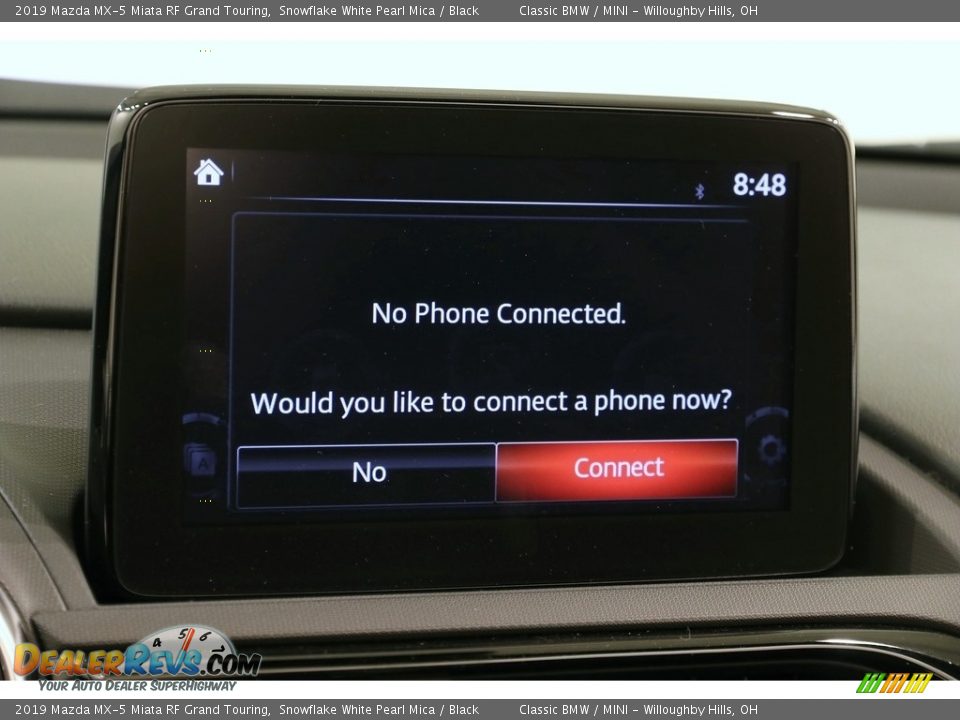 2019 Mazda MX-5 Miata RF Grand Touring Snowflake White Pearl Mica / Black Photo #12