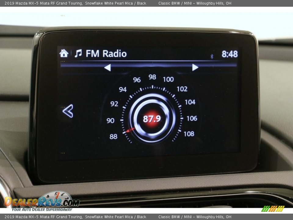 2019 Mazda MX-5 Miata RF Grand Touring Snowflake White Pearl Mica / Black Photo #13