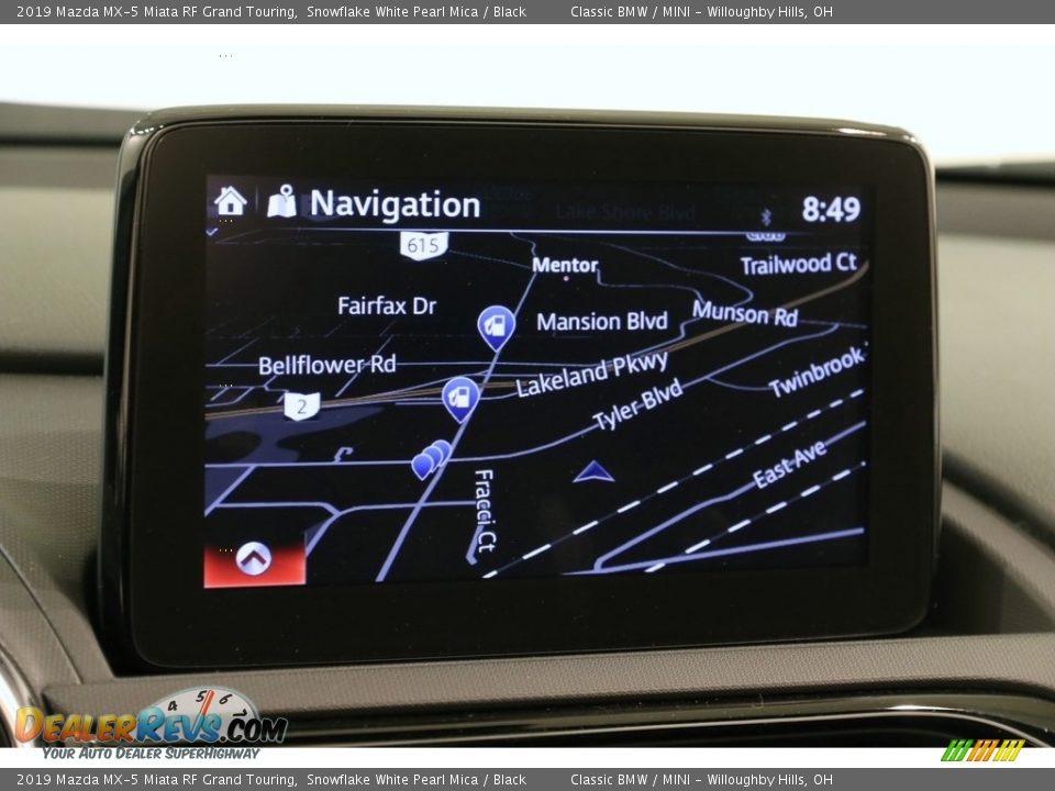 Navigation of 2019 Mazda MX-5 Miata RF Grand Touring Photo #14