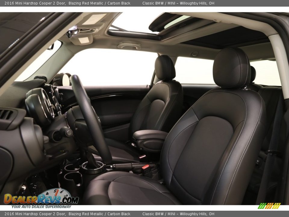 2016 Mini Hardtop Cooper 2 Door Blazing Red Metallic / Carbon Black Photo #5