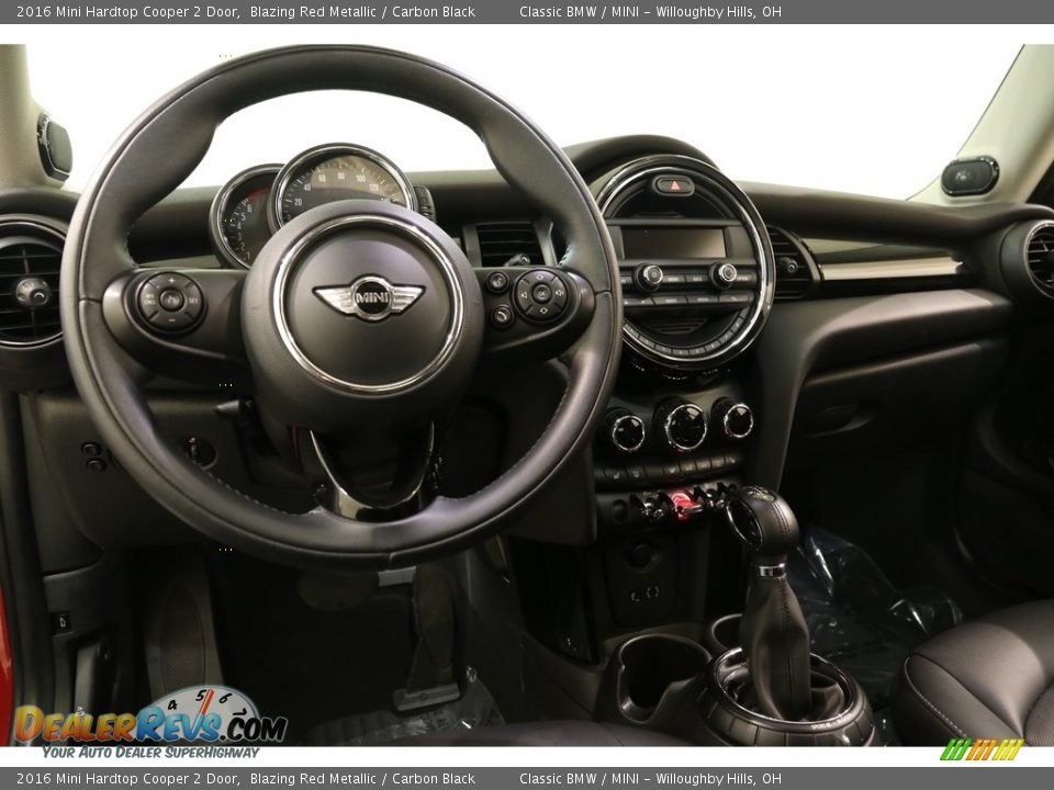 2016 Mini Hardtop Cooper 2 Door Blazing Red Metallic / Carbon Black Photo #6