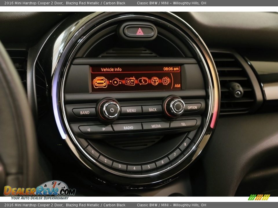 2016 Mini Hardtop Cooper 2 Door Blazing Red Metallic / Carbon Black Photo #9