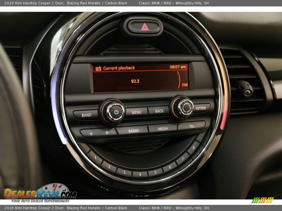 2016 Mini Hardtop Cooper 2 Door Blazing Red Metallic / Carbon Black Photo #10