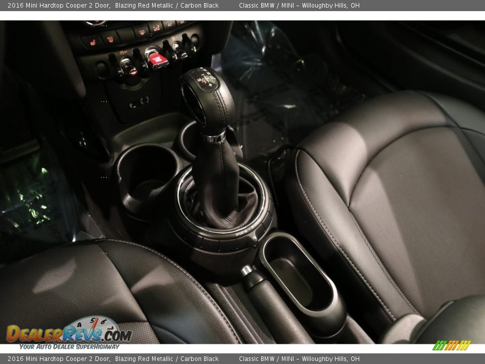 2016 Mini Hardtop Cooper 2 Door Blazing Red Metallic / Carbon Black Photo #13