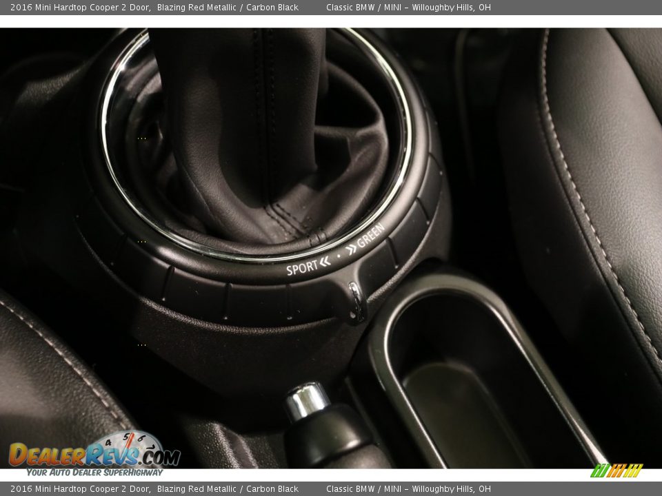 2016 Mini Hardtop Cooper 2 Door Blazing Red Metallic / Carbon Black Photo #14