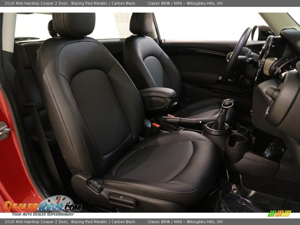 2016 Mini Hardtop Cooper 2 Door Blazing Red Metallic / Carbon Black Photo #15