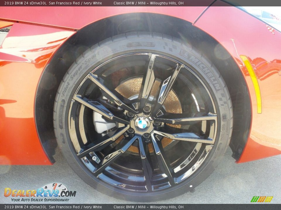 2019 BMW Z4 sDrive30i San Francisco Red / Ivory White Photo #2