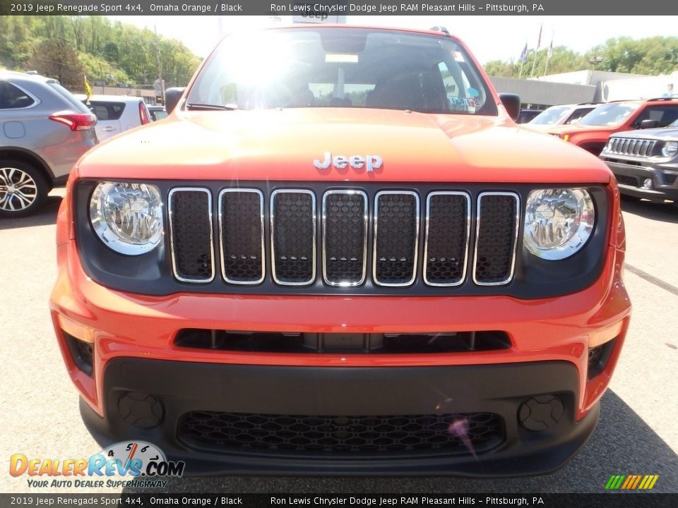 2019 Jeep Renegade Sport 4x4 Omaha Orange / Black Photo #9