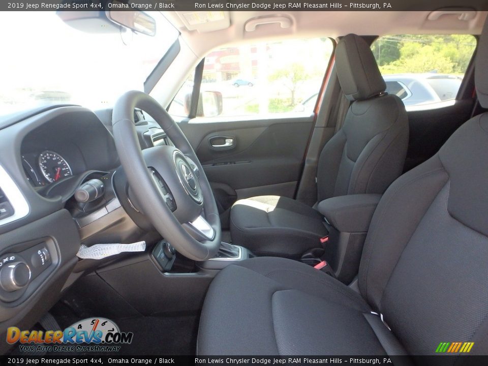 2019 Jeep Renegade Sport 4x4 Omaha Orange / Black Photo #11