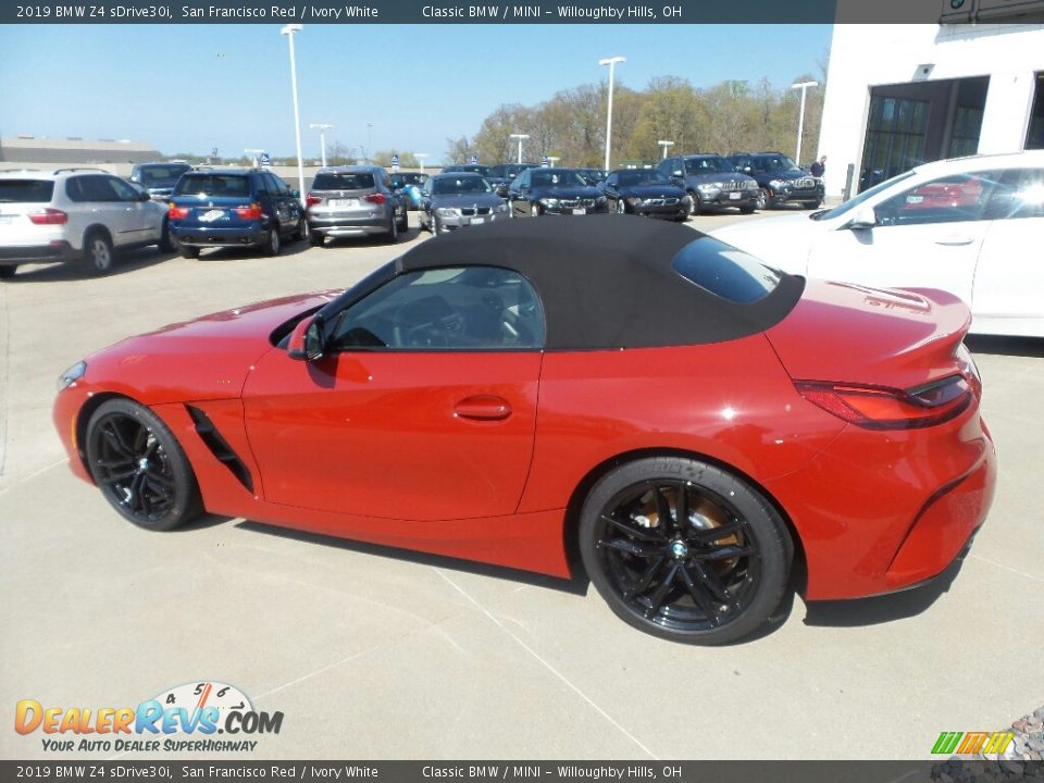 San Francisco Red 2019 BMW Z4 sDrive30i Photo #5