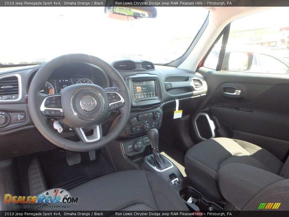 2019 Jeep Renegade Sport 4x4 Omaha Orange / Black Photo #13