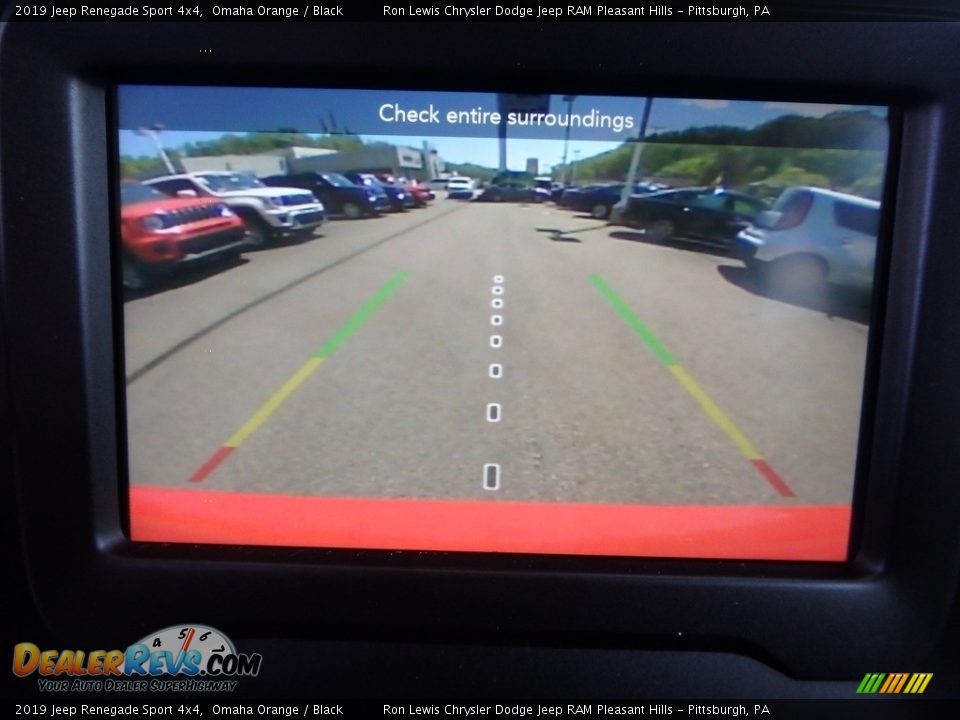 2019 Jeep Renegade Sport 4x4 Omaha Orange / Black Photo #16