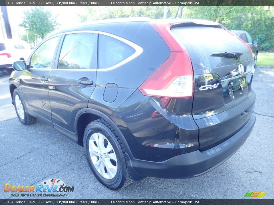 2014 Honda CR-V EX-L AWD Crystal Black Pearl / Black Photo #3