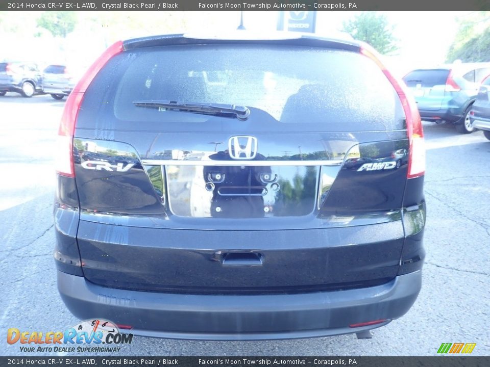 2014 Honda CR-V EX-L AWD Crystal Black Pearl / Black Photo #4