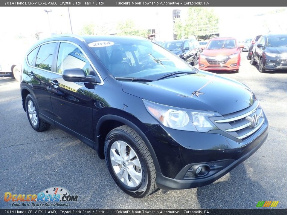 2014 Honda CR-V EX-L AWD Crystal Black Pearl / Black Photo #8