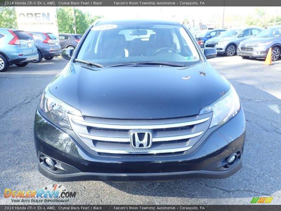 2014 Honda CR-V EX-L AWD Crystal Black Pearl / Black Photo #9