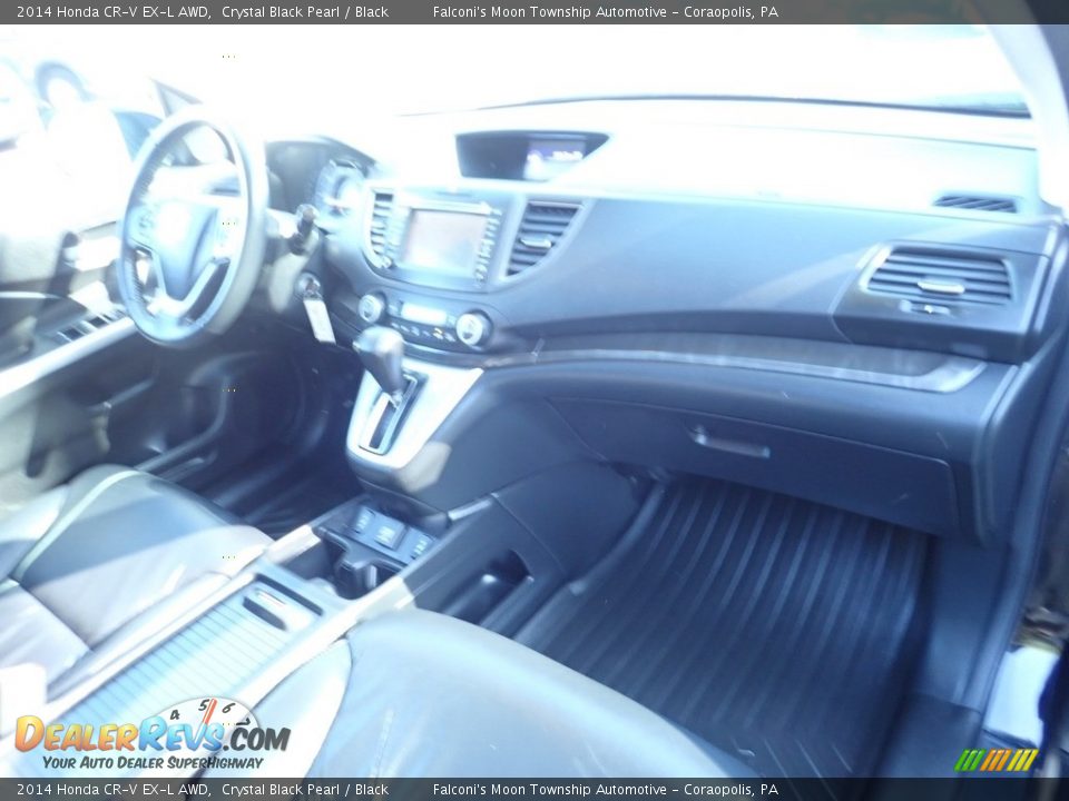 2014 Honda CR-V EX-L AWD Crystal Black Pearl / Black Photo #12