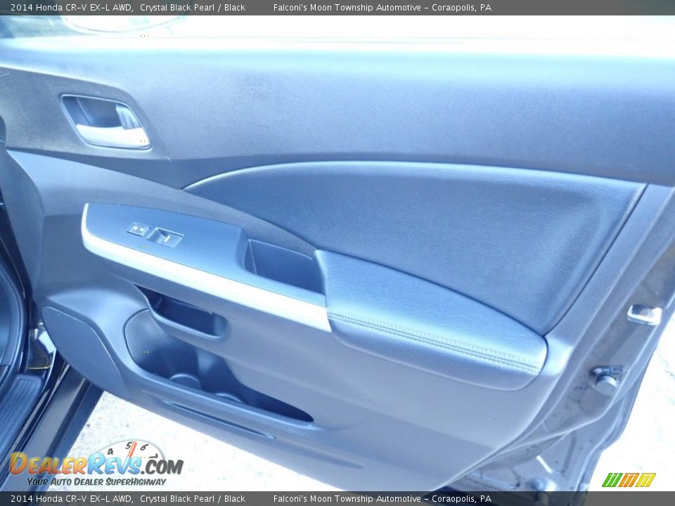 2014 Honda CR-V EX-L AWD Crystal Black Pearl / Black Photo #13