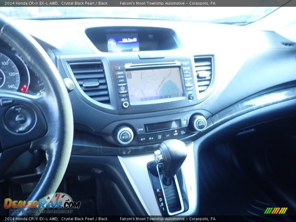 2014 Honda CR-V EX-L AWD Crystal Black Pearl / Black Photo #22