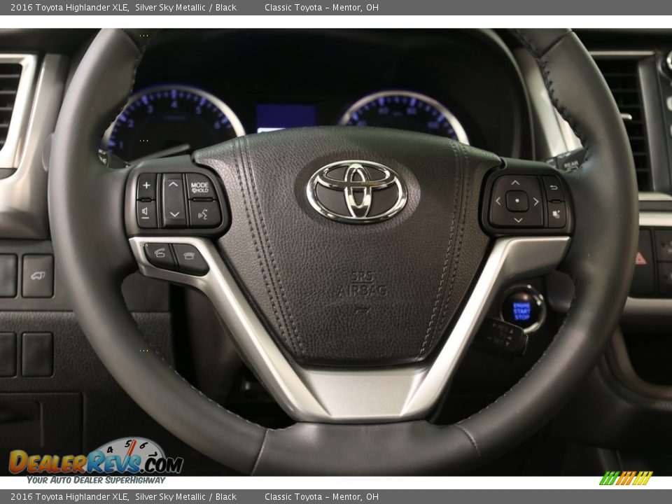 2016 Toyota Highlander XLE Silver Sky Metallic / Black Photo #6