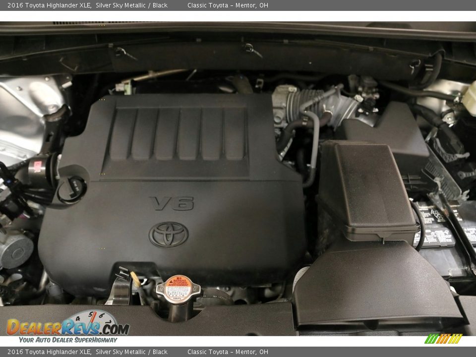 2016 Toyota Highlander XLE Silver Sky Metallic / Black Photo #20