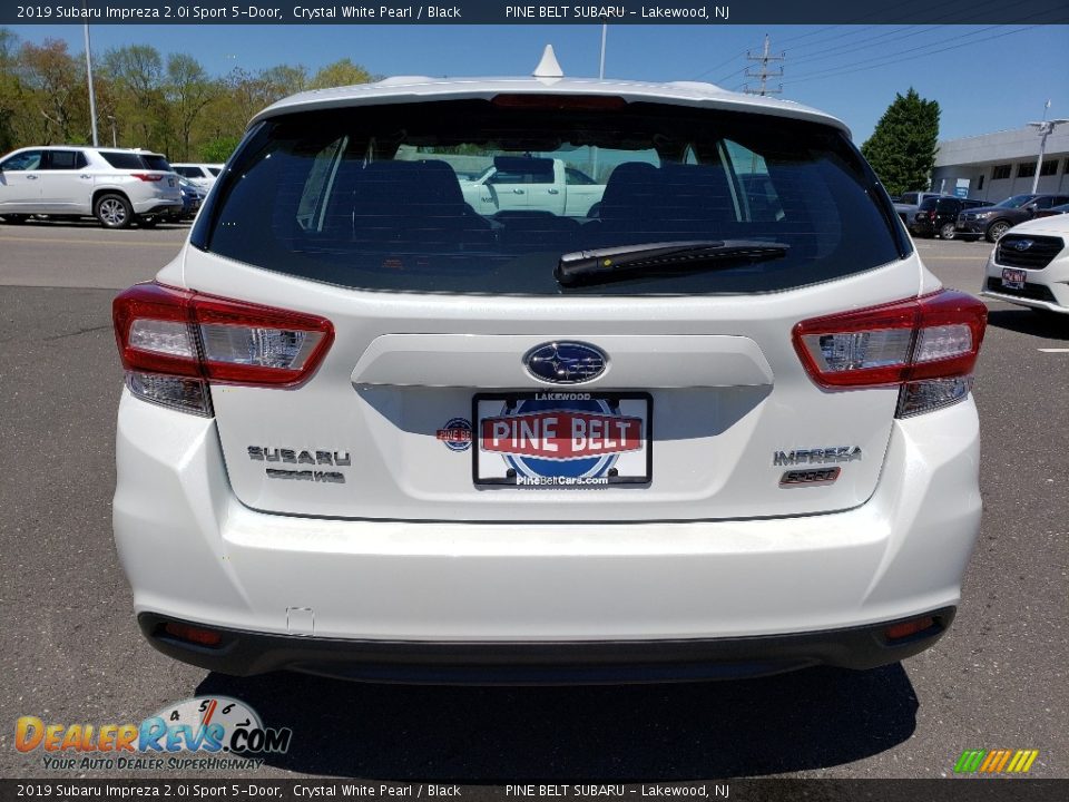 2019 Subaru Impreza 2.0i Sport 5-Door Crystal White Pearl / Black Photo #5