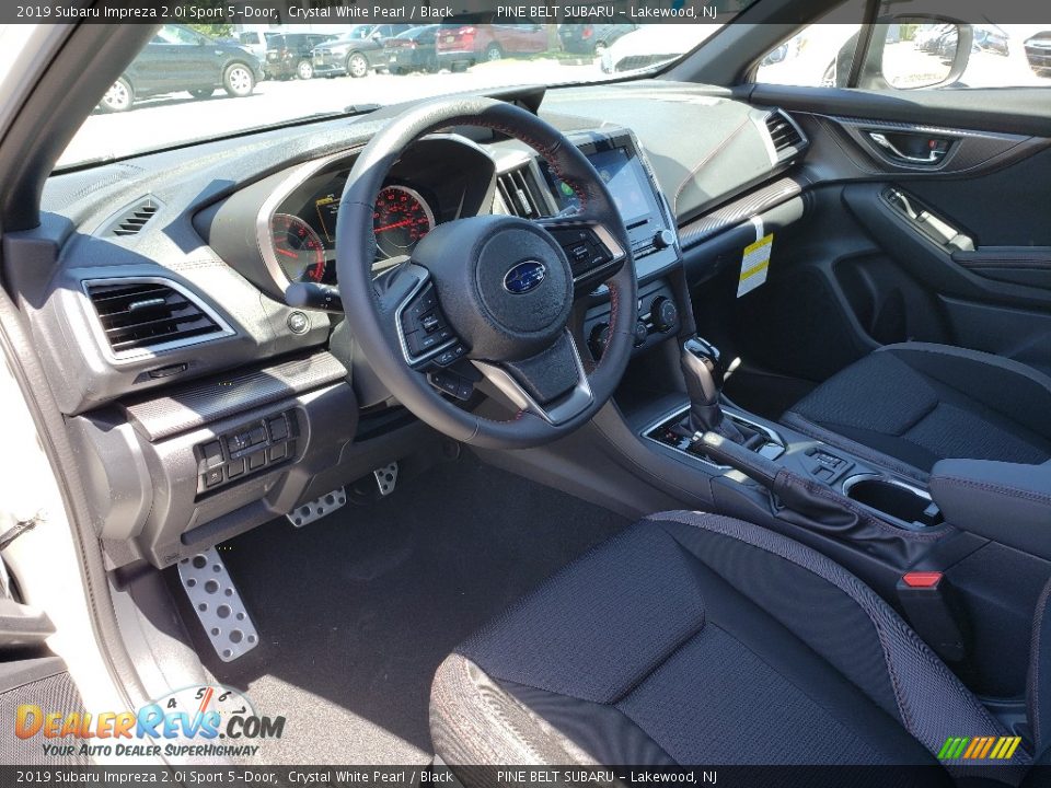 2019 Subaru Impreza 2.0i Sport 5-Door Crystal White Pearl / Black Photo #7