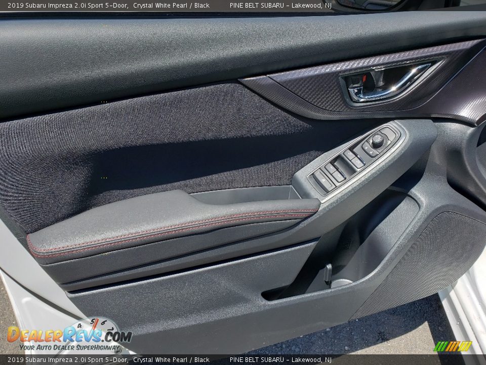 2019 Subaru Impreza 2.0i Sport 5-Door Crystal White Pearl / Black Photo #8