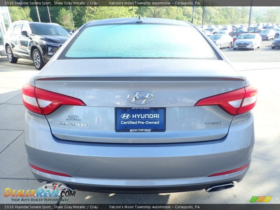 2016 Hyundai Sonata Sport Shale Gray Metallic / Gray Photo #3