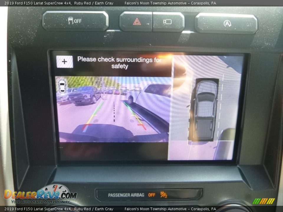 2019 Ford F150 Lariat SuperCrew 4x4 Ruby Red / Earth Gray Photo #15