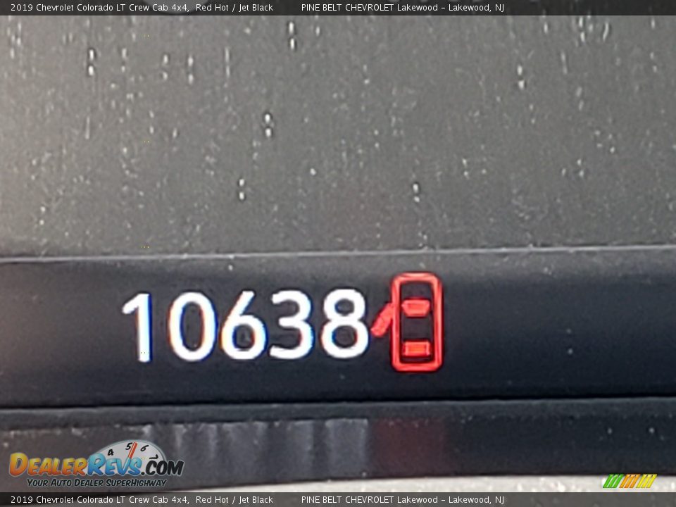 2019 Chevrolet Colorado LT Crew Cab 4x4 Red Hot / Jet Black Photo #5