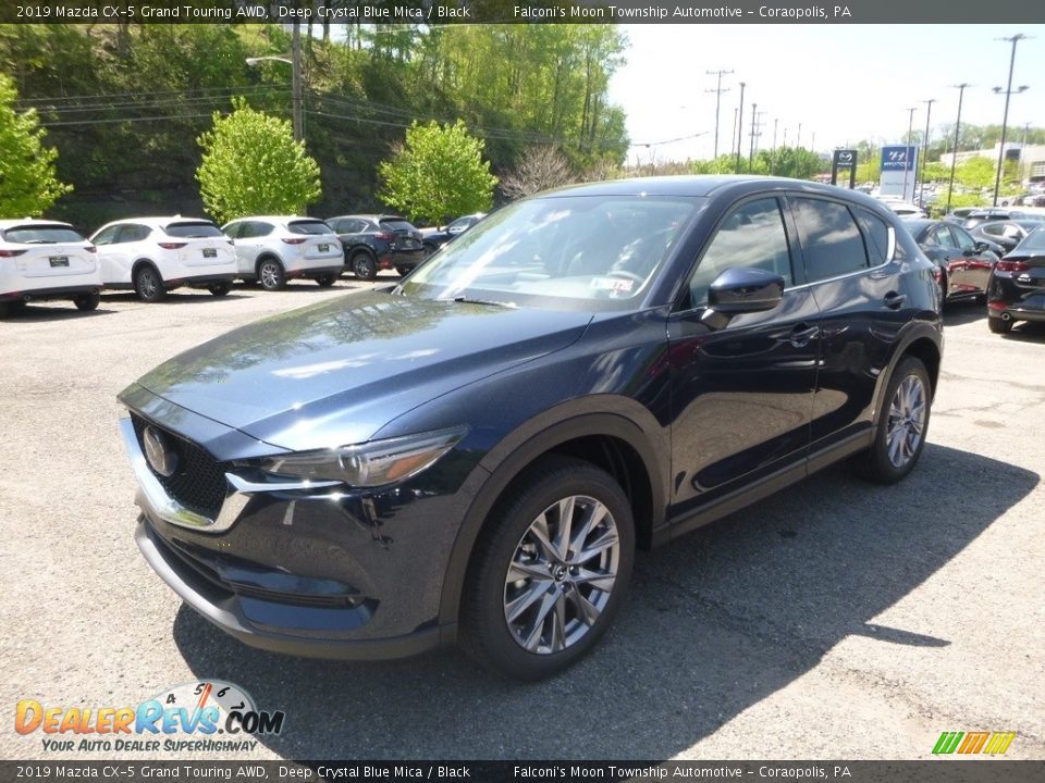 2019 Mazda CX-5 Grand Touring AWD Deep Crystal Blue Mica / Black Photo #5