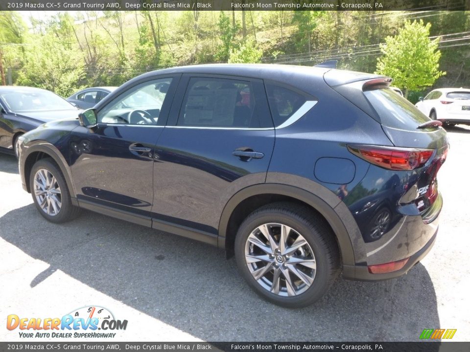 2019 Mazda CX-5 Grand Touring AWD Deep Crystal Blue Mica / Black Photo #6