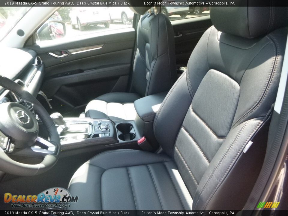 2019 Mazda CX-5 Grand Touring AWD Deep Crystal Blue Mica / Black Photo #11