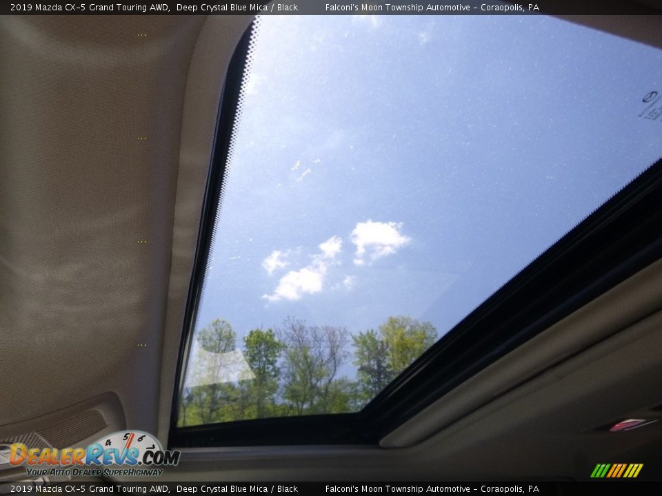 2019 Mazda CX-5 Grand Touring AWD Deep Crystal Blue Mica / Black Photo #13