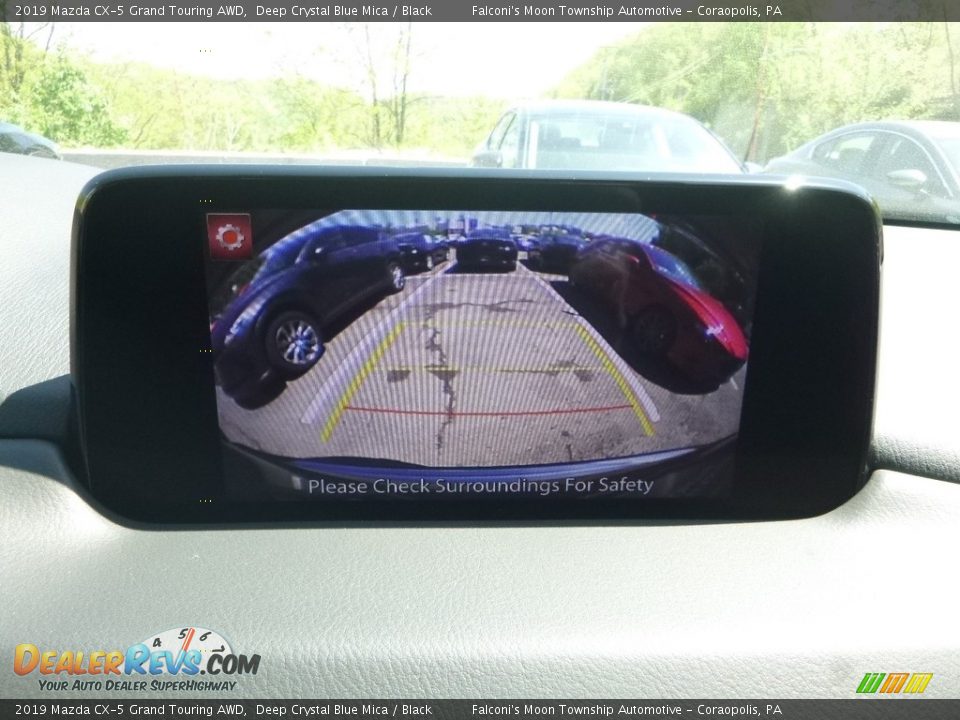2019 Mazda CX-5 Grand Touring AWD Deep Crystal Blue Mica / Black Photo #15