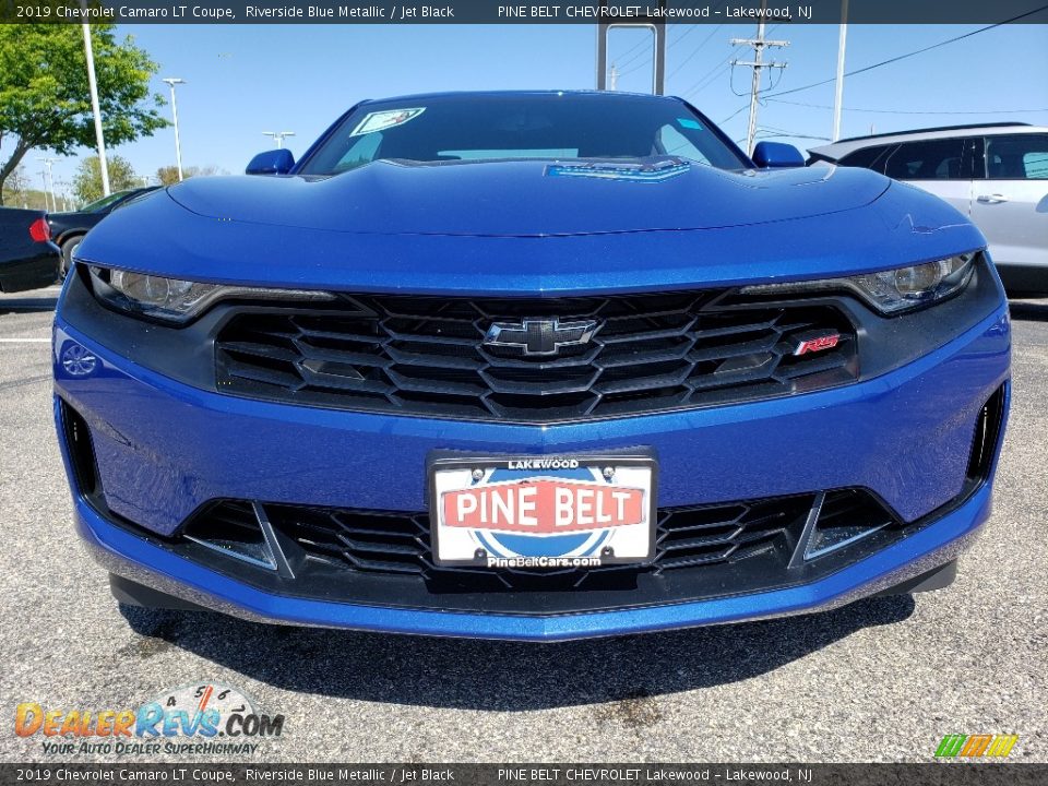 2019 Chevrolet Camaro LT Coupe Riverside Blue Metallic / Jet Black Photo #2