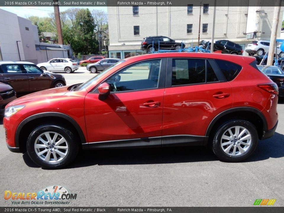 2016 Mazda CX-5 Touring AWD Soul Red Metallic / Black Photo #4