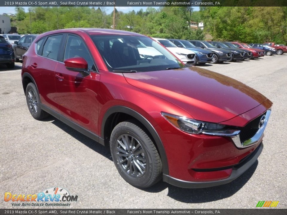 Front 3/4 View of 2019 Mazda CX-5 Sport AWD Photo #3