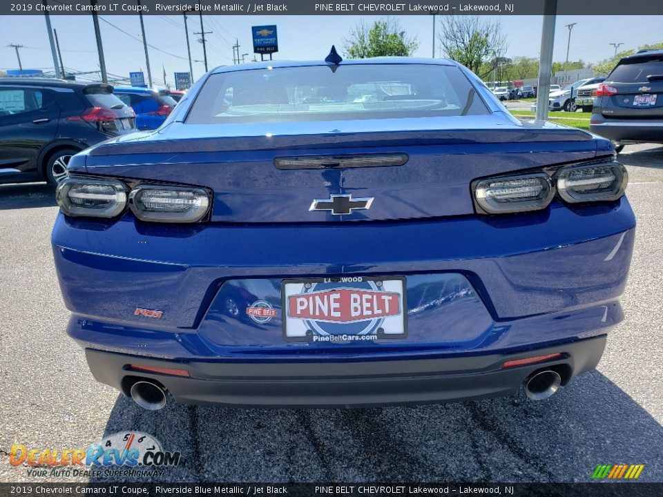 2019 Chevrolet Camaro LT Coupe Riverside Blue Metallic / Jet Black Photo #5