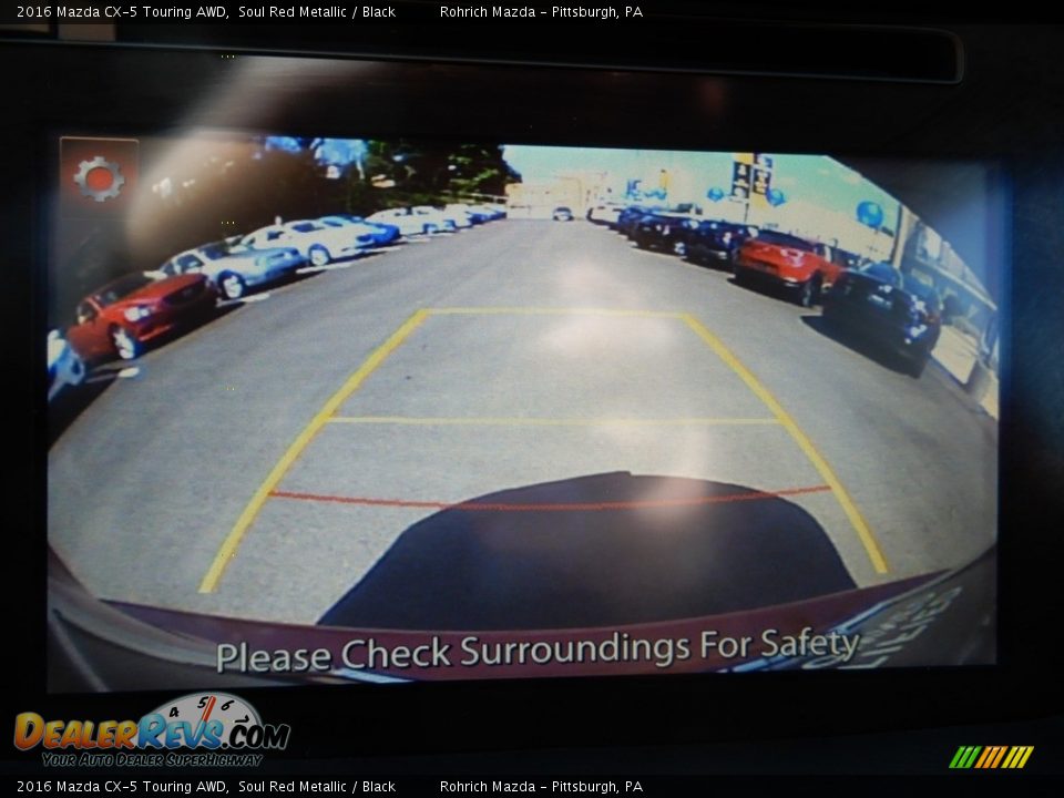 2016 Mazda CX-5 Touring AWD Soul Red Metallic / Black Photo #9